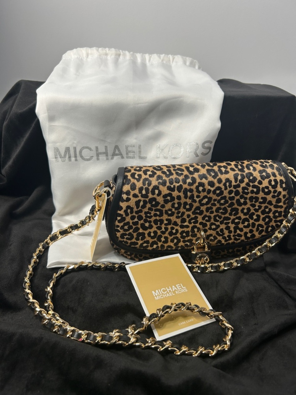 Michael Kors Leopard Print Crossbody 
Great Mother’s Day Gift!